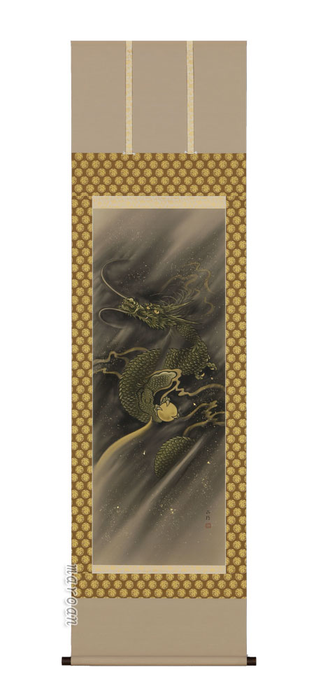 虎・龍 掛軸 登龍（川島正行）