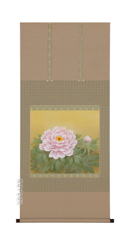 花鳥画 掛軸 牡丹（堀 高泉） 商品画像