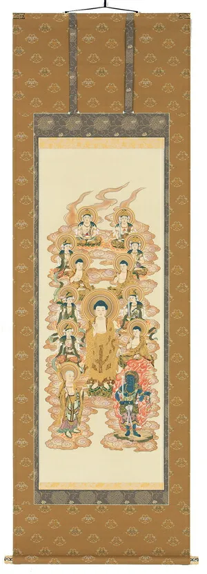 十三佛 掛軸 阿弥陀十三佛（高木瑞香）