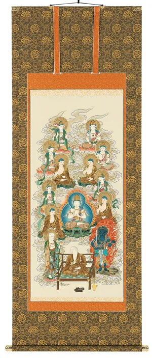 十三佛 掛軸 真言十三佛（伊藤香川）