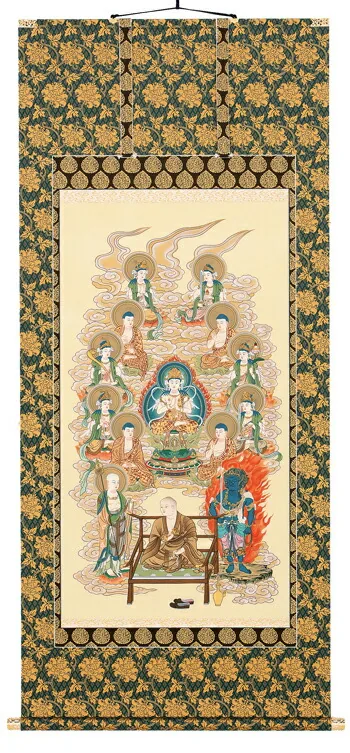 十三佛 掛軸 真言十三佛（伊藤香川）