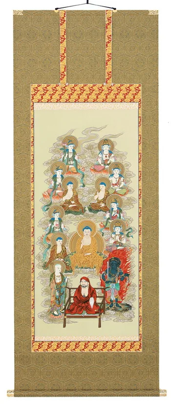 十三佛 掛軸 禅宗用十三佛（伊藤香川）