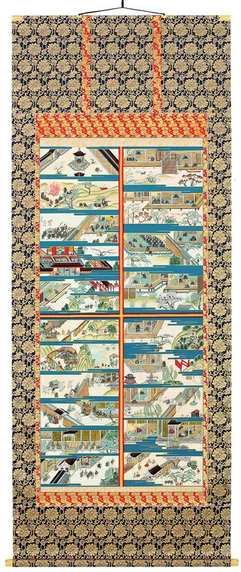仏用その他 掛軸 親鸞聖人御絵伝（伊藤香川）