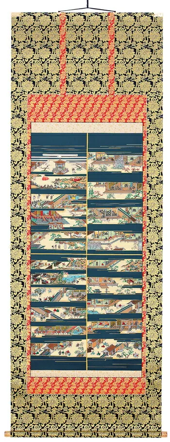 仏用その他 掛軸 親鸞聖人御絵伝（伊藤香川）