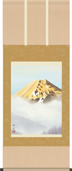富士山 掛軸【富士】輝金富士（佐藤 静雲）