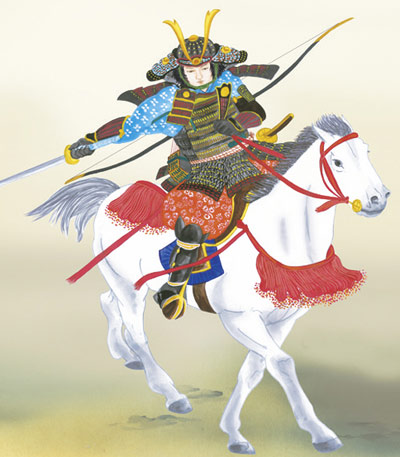 端午の節句 掛軸【武者・節句】波上武者（阿部 静雅） 商品画像