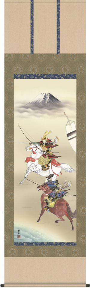 端午の節句 掛軸【武者・節句】大成武者（阿部 静雅）