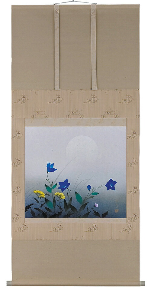 花鳥画 掛軸 秋草（中川幸彦） 商品画像