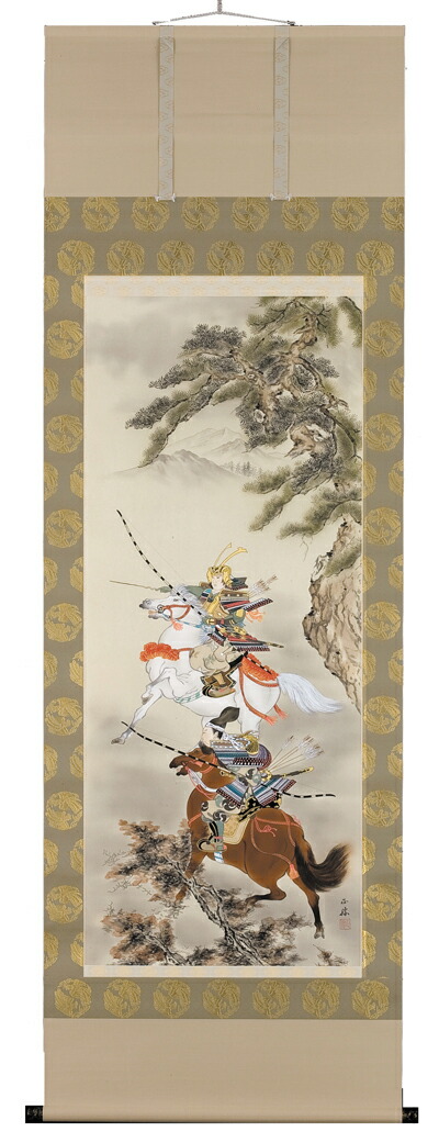 端午の節句 掛け軸 武者(藤吉 正勝) 節句用掛軸