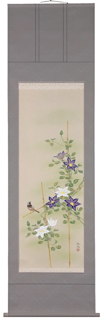 花鳥画 掛軸 鉄仙（奥田拓也） 商品画像