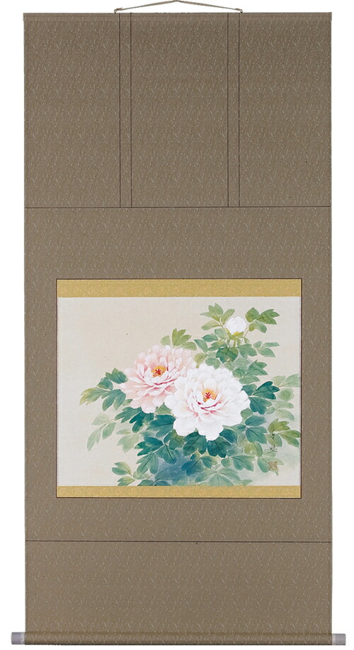 花鳥画 掛軸 牡丹（出口華凰） 商品画像