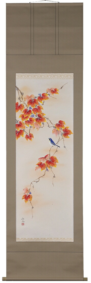 花鳥画 掛軸 山ぶどう（奥田拓也） 商品画像
