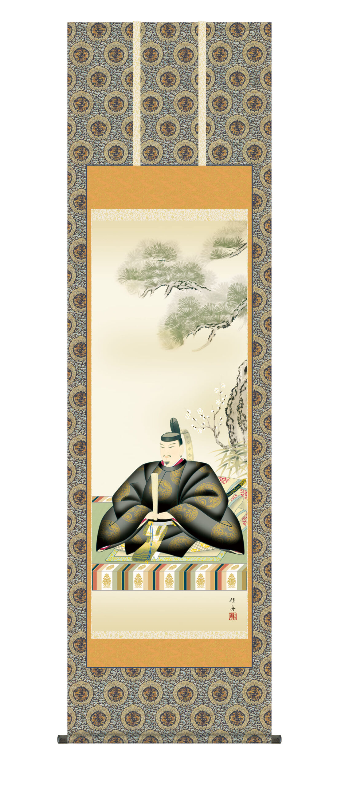 端午の節句 掛軸【慶祝】天神（長江 桂舟） 端午の節句 正月 商品画像