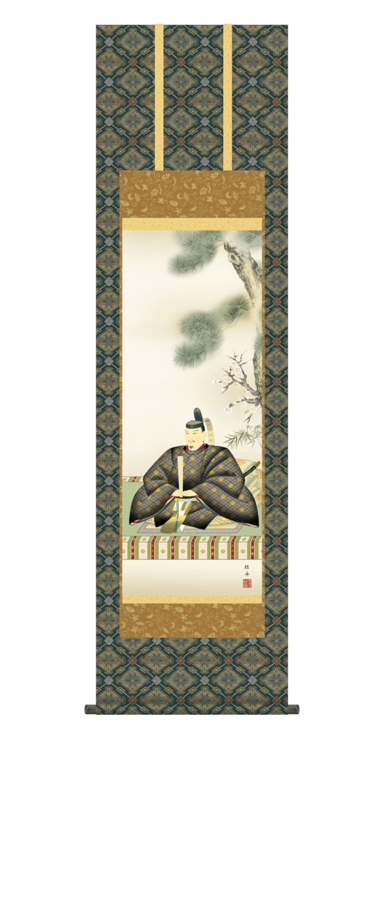 端午の節句 掛軸【慶祝】天神（長江 桂舟） 端午の節句 正月 学業成就