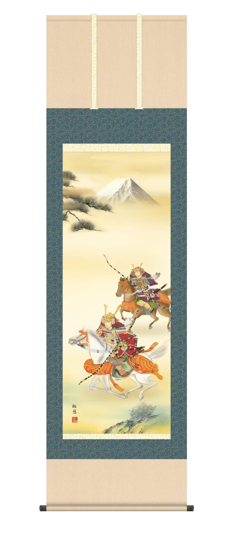 端午の節句 掛軸【武者・節句】大成武者（工藤 翔悠） 端午の節句 学業成就