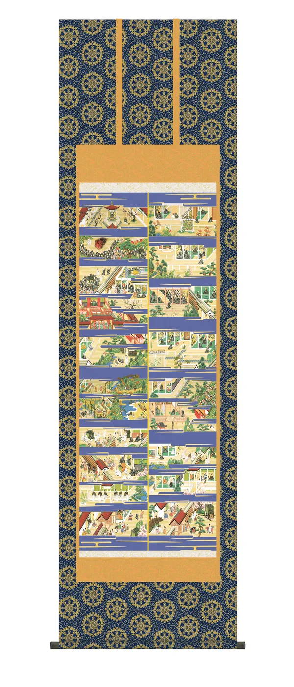 その他 掛軸【仏事画】 親鸞聖人御絵伝（山村 観峰） 行事飾り 浄土真宗