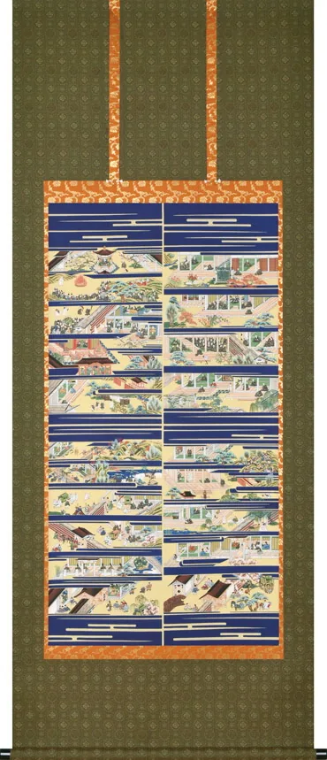 十三佛 掛軸（かけじく） 親鸞聖人御絵伝（佐々将吉） 特殊工芸作品 親鸞聖人 浄土真宗