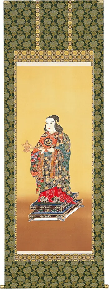 仏用その他 掛軸 聖徳太子（加藤 鳳文） 桐箱収納 浄土真宗 厩戸皇子 東宮聖王 親鸞