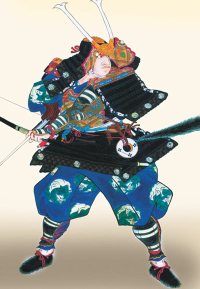 端午の節句 掛軸【武者・節句】出世武者（榎本 東山） 商品画像