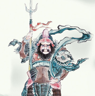 端午の節句 掛軸【武者・節句】 鐘馗（鈴木 翠朋） 商品画像