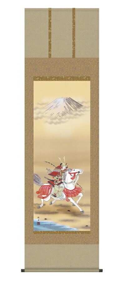 端午の節句 掛軸【武者・節句】富峰武者（長江 桂舟）
