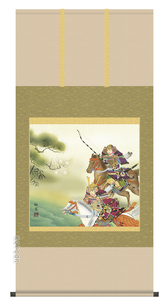 端午の節句 掛軸【武者・節句】大成武者（工藤 翔悠）